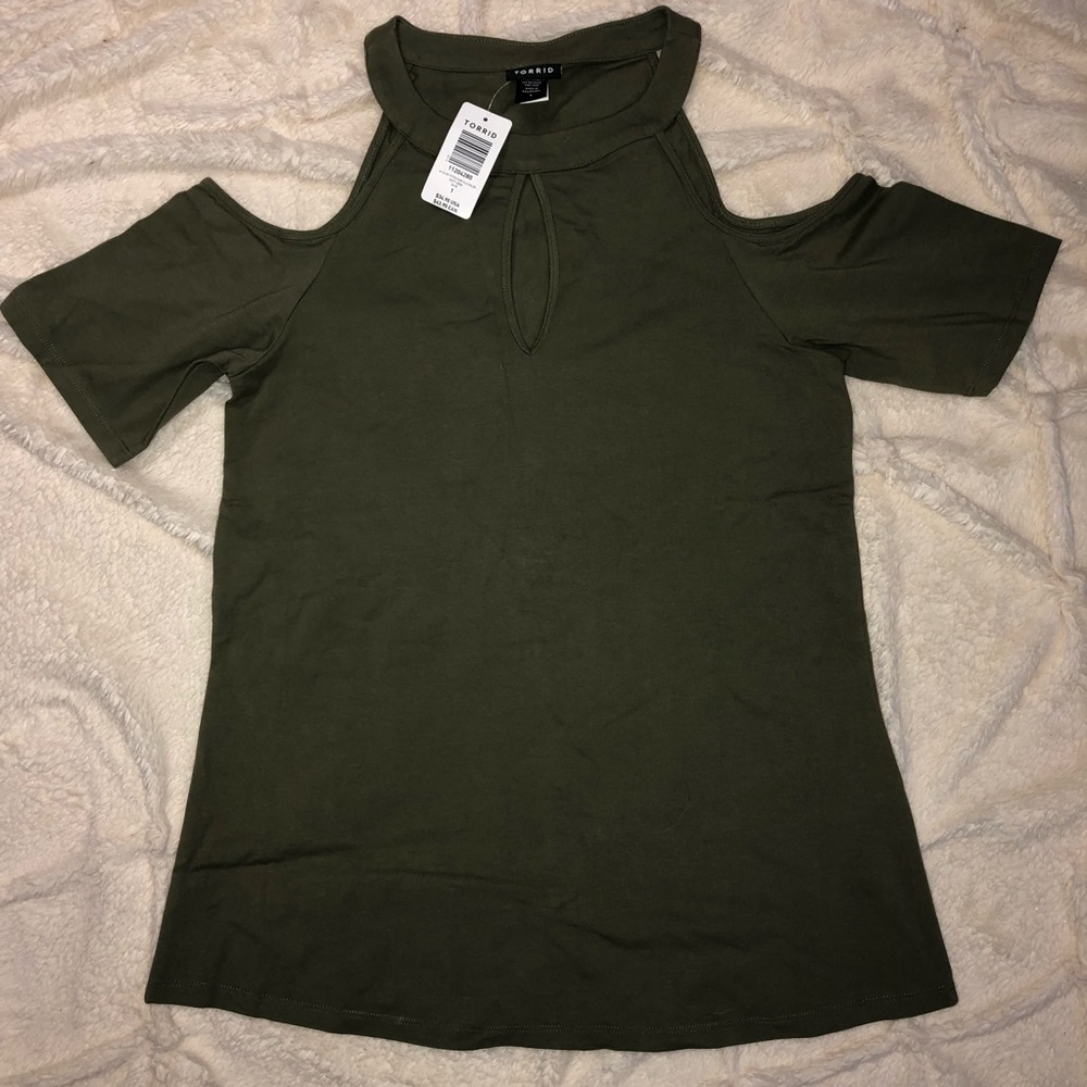 Torrid Cold Shoulder Top